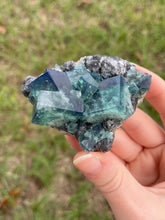 Load image into Gallery viewer, Green-Blue English Fluorite from the Cousin Jack Pocket at Rogerley Mine