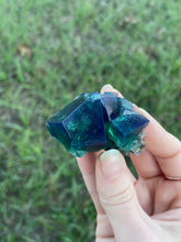 Load image into Gallery viewer, Green-Blue English Fluorite from the Cousin Jack Pocket at Rogerley Mine