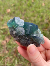 Load image into Gallery viewer, Green-Blue English Fluorite from the Cousin Jack Pocket at Rogerley Mine