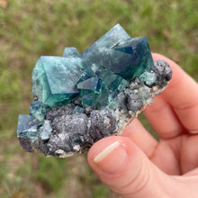 Load image into Gallery viewer, Green-Blue English Fluorite from the Cousin Jack Pocket at Rogerley Mine