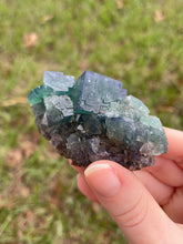 Load image into Gallery viewer, Green-Blue English Fluorite from the Cousin Jack Pocket at Rogerley Mine