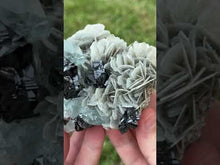Load and play video in Gallery viewer, Cassiterite, Aquamarine, and Muscovite