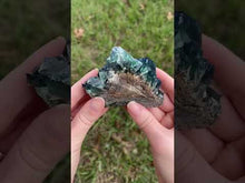 Load and play video in Gallery viewer, Green-Blue English Fluorite from the Cousin Jack Pocket at Rogerley Mine