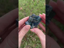 Load and play video in Gallery viewer, Green-Blue English Fluorite from the Cousin Jack Pocket at Rogerley Mine