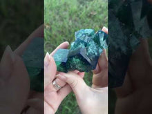 Load and play video in Gallery viewer, Green-Blue English Fluorite from the Cousin Jack Pocket at Rogerley Mine
