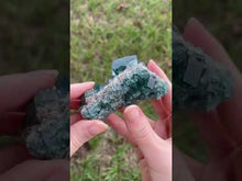 Load and play video in Gallery viewer, Green-Blue English Fluorite from the Cousin Jack Pocket at Rogerley Mine