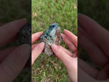 Load and play video in Gallery viewer, Green-Blue English Fluorite from the Cousin Jack Pocket at Rogerley Mine