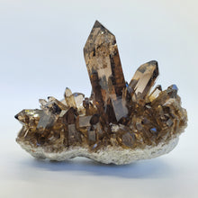 Load image into Gallery viewer, Swiss Smoky Quartz Cluster