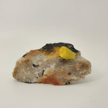 Load image into Gallery viewer, Doubly-Terminated Mimetite Crystal on Quartz, 19th c.