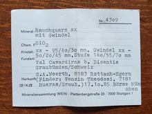 Load image into Gallery viewer, Swiss Smoky Quartz (Gwindel)