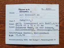 Load image into Gallery viewer, Vesuvianite (Idocrase), Grossularite (var. Hessonite), Clinochlore