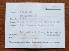 Load image into Gallery viewer, Rutile in Quartz