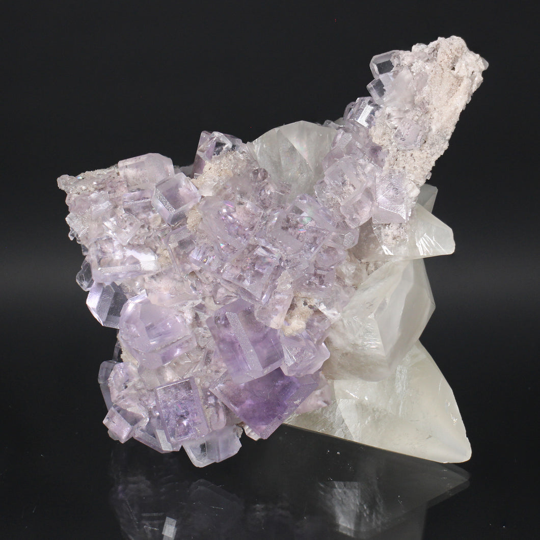 Lavender Fluorite & Calcite