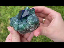 Load and play video in Gallery viewer, English Fluorite from the Cousin Jack Pocket - F1056
