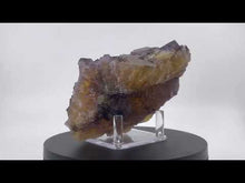 Load and play video in Gallery viewer, Yellow and Purple Fluorite Cluster