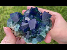 Load and play video in Gallery viewer, English Fluorite from the Cousin Jack Pocket - F1063