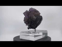 Load and play video in Gallery viewer, Purple Fluorite on Sphalerite