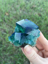 Load image into Gallery viewer, Green-Blue English Fluorite from the Cousin Jack Pocket at Rogerley Mine
