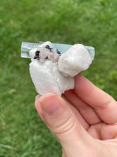 Load image into Gallery viewer, Aquamarine with Apatite on Feldspar
