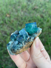 Load image into Gallery viewer, Green-Blue English Fluorite from the Cousin Jack Pocket at Rogerley Mine
