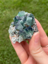 Load image into Gallery viewer, Green-Blue English Fluorite from the Cousin Jack Pocket at Rogerley Mine
