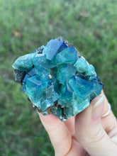 Load image into Gallery viewer, Green-Blue English Fluorite from the Cousin Jack Pocket at Rogerley Mine
