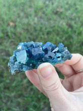 Load image into Gallery viewer, Green-Blue English Fluorite from the Cousin Jack Pocket at Rogerley Mine
