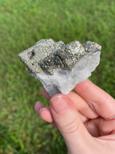 Load image into Gallery viewer, Marcasite on Barite
