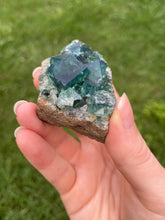 Load image into Gallery viewer, Green-Blue English Fluorite from the Cousin Jack Pocket at Rogerley Mine
