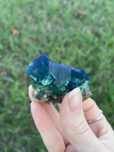 Load image into Gallery viewer, Green-Blue English Fluorite from the Cousin Jack Pocket at Rogerley Mine
