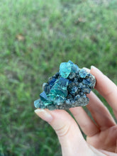 Load image into Gallery viewer, Green-Blue English Fluorite from the Cousin Jack Pocket at Rogerley Mine
