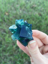 Load image into Gallery viewer, Green-Blue English Fluorite from the Cousin Jack Pocket at Rogerley Mine
