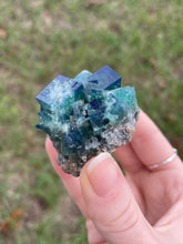 Load image into Gallery viewer, Green-Blue English Fluorite from the Cousin Jack Pocket at Rogerley Mine
