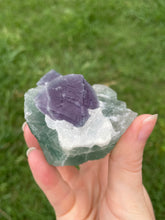 Load image into Gallery viewer, Purple and Green Fluorite
