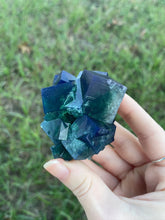 Load image into Gallery viewer, Green-Blue English Fluorite from the Cousin Jack Pocket at Rogerley Mine
