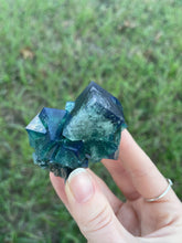 Load image into Gallery viewer, Green-Blue English Fluorite from the Cousin Jack Pocket at Rogerley Mine
