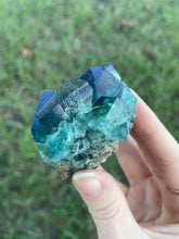 Load image into Gallery viewer, Green-Blue English Fluorite from the Cousin Jack Pocket at Rogerley Mine
