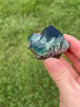 Load image into Gallery viewer, Green-Blue English Fluorite from the Cousin Jack Pocket at Rogerley Mine
