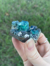 Load image into Gallery viewer, Green-Blue English Fluorite from the Cousin Jack Pocket at Rogerley Mine
