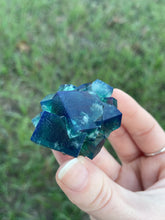 Load image into Gallery viewer, Green-Blue English Fluorite from the Cousin Jack Pocket at Rogerley Mine
