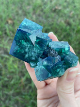 Load image into Gallery viewer, Green-Blue English Fluorite from the Cousin Jack Pocket at Rogerley Mine
