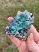 Load image into Gallery viewer, Green-Blue English Fluorite from the Cousin Jack Pocket at Rogerley Mine
