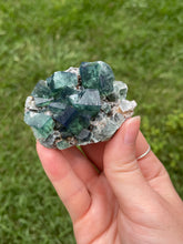 Load image into Gallery viewer, Green-Blue English Fluorite from the Cousin Jack Pocket at Rogerley Mine
