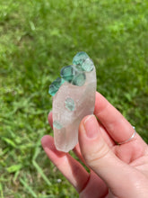 Load image into Gallery viewer, Green Fluorite on Quartz from Namibia
