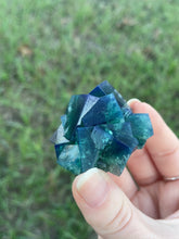 Load image into Gallery viewer, Green-Blue English Fluorite from the Cousin Jack Pocket at Rogerley Mine
