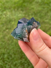 Load image into Gallery viewer, Green-Blue English Fluorite from the Cousin Jack Pocket at Rogerley Mine
