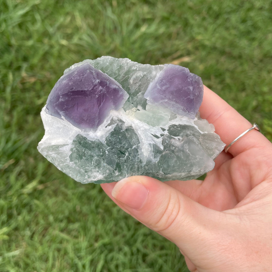 Purple and Green Fluorite