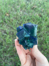 Load image into Gallery viewer, Green-Blue English Fluorite from the Cousin Jack Pocket at Rogerley Mine
