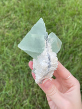 Load image into Gallery viewer, Octahedral Green Fluorite from Ruyuan Mine
