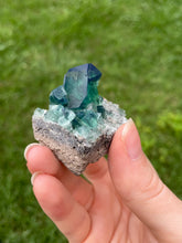 Load image into Gallery viewer, Green-Blue English Fluorite from the Cousin Jack Pocket at Rogerley Mine
